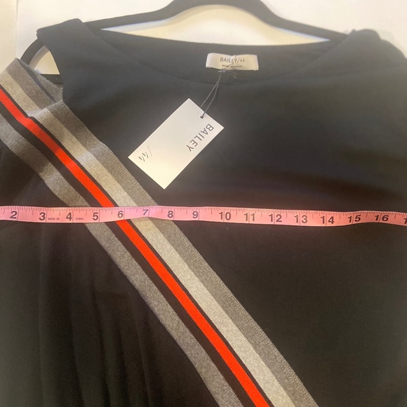 Bailey 55 Black Stripe Dress NWT - Picture 5 of 9